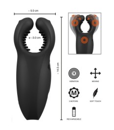 Masturbator „Man Wand“ mit Vibration und Knet-Massage