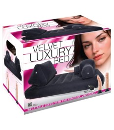 Sexmaschine „Velvet Luxury Bed“ inklusive 2 Naturvibratoren