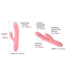 Rabbitvibrator „Mora Neo“ mit beweglichem Massagering