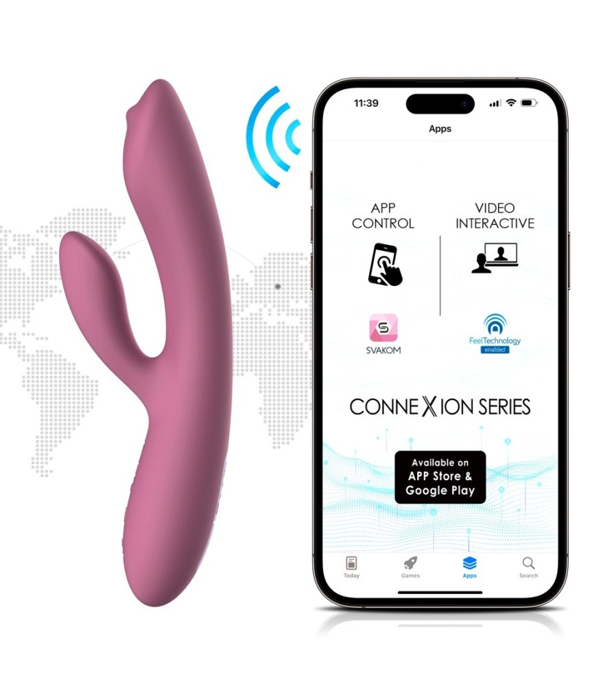 Rabbitvibrator „Trysta Neo“ mit beweglicher G-Punkt-Massagekugel
