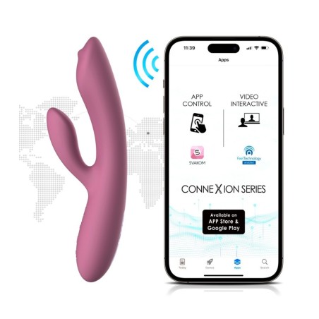 Rabbitvibrator „Trysta Neo“ mit beweglicher G-Punkt-Massagekugel