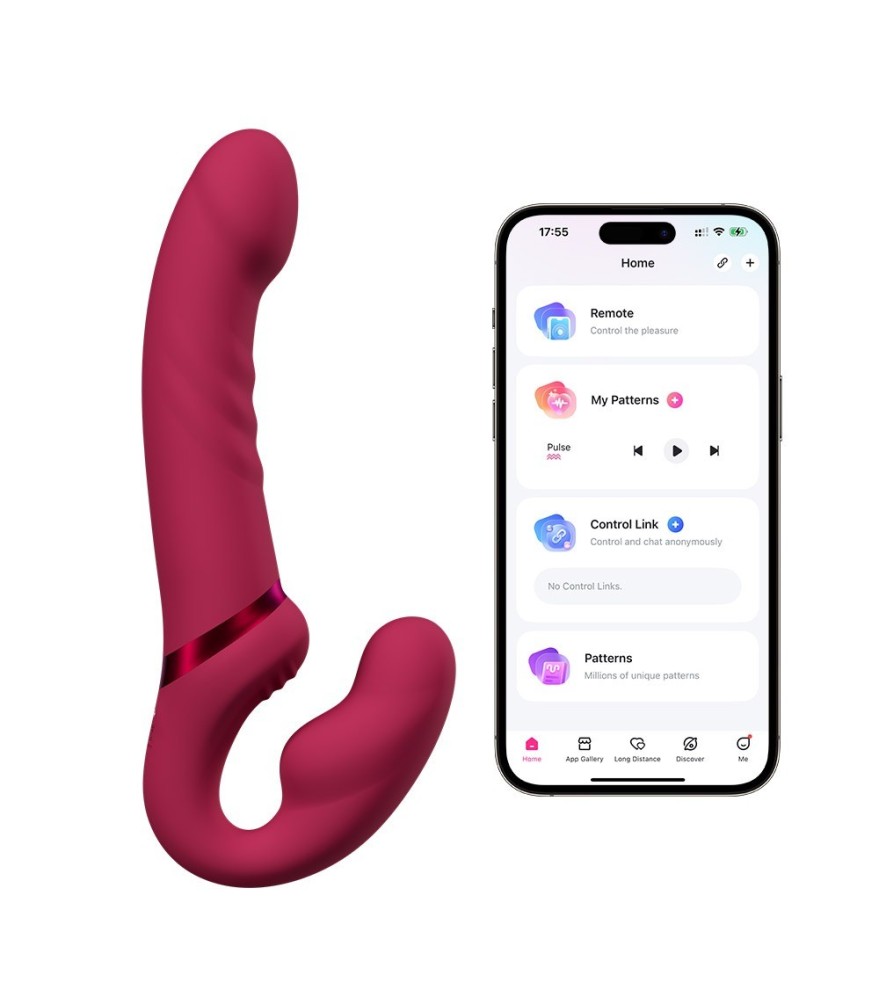 Strapless Strap-on „Lapis“ per App steuerbar