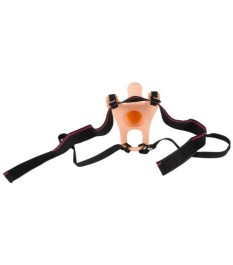 Penis-/Hodenring „Cock & ball ring“ mit Analdildo