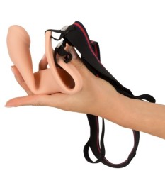 Umschnalldildo „Silicone Strap-on“, mit Hodenring