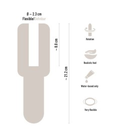 Masturbator mit rotierendem Super Soft Sleeve-Cup