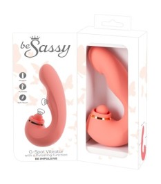 G-Punkt-Vibrator „be Impulsive“ mit pulsierender Klitoris-Kugel