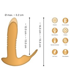 Rabbitvibrator „Trysta Neo“ mit beweglicher G-Punkt-Massagekugel