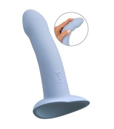 Vibrator „Heart Guy Blue“ mit herzförmigem Saugfuß