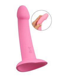 Vibrator „Heart Guy Pink“ mit herzförmigem Saugfuß