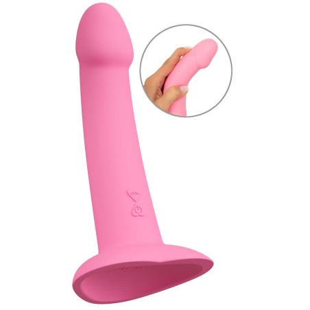 Vibrator „Heart Guy Pink“ mit herzförmigem Saugfuß