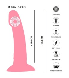 Vibrator „Heart Guy Pink“ mit herzförmigem Saugfuß