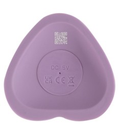 Vibrator „Heart Guy Purple“ mit herzförmigem Saugfuß