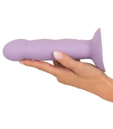 Vibrator „Heart Guy Purple“ mit herzförmigem Saugfuß