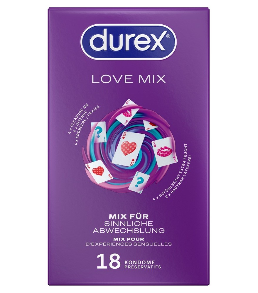 Kondom-Set „Love Mix“ mit 5 spannenden Sorten