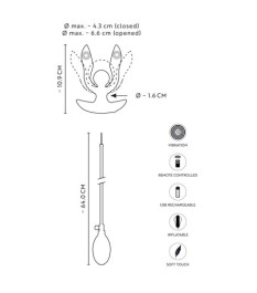 Analvibrator mit Spreiz- und Pumpfunktion