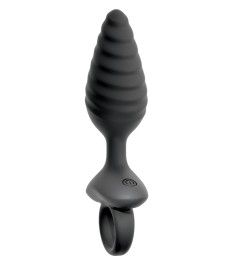 Vibro-Analplug im Spiral-Design