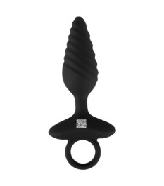 Vibro-Analplug im Spiral-Design