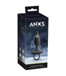 Vibro-Analplug im Spiral-Design