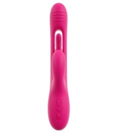 Rabbitvibrator „Triple Vibe With Flicking Tongue“ mit Anal-Stimulator