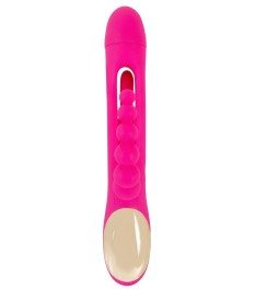 Rabbitvibrator „Triple Vibe With Flicking Tongue“ mit Anal-Stimulator