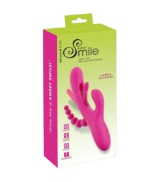 Rabbitvibrator „Triple Vibe With Flicking Tongue“ mit Anal-Stimulator