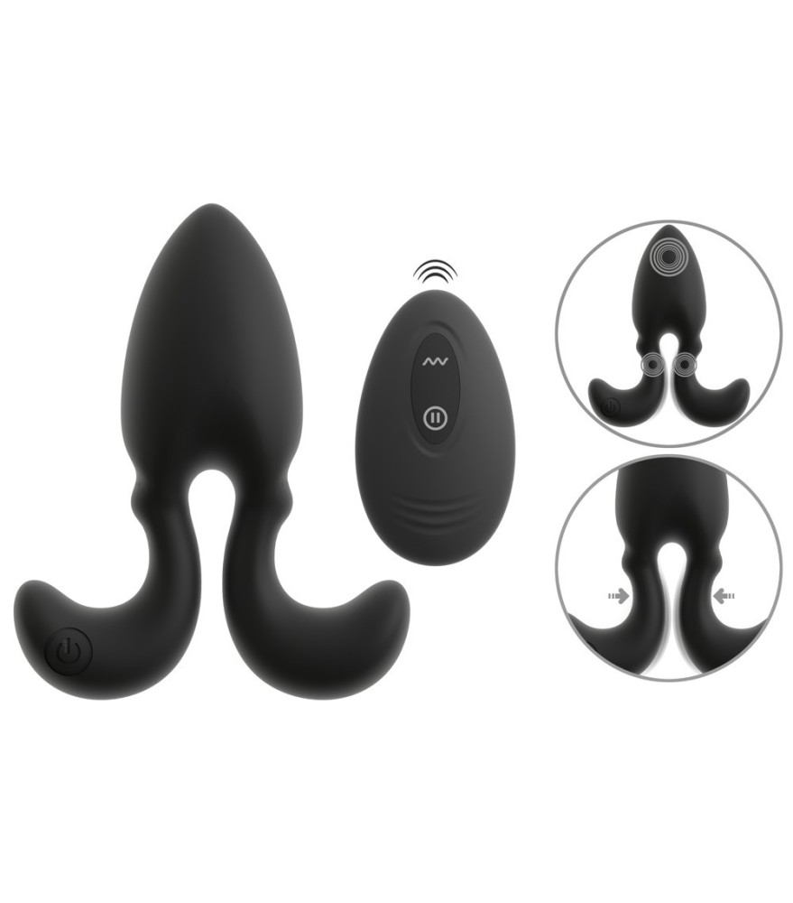 Vibro-Analplug mit Fernbedienung