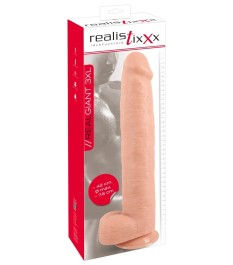 Naturdildo "Giant 3XL" mit Saugfuß