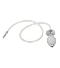 Penis- und Analplug mit Verbindungsschlauch „P*** to A**”