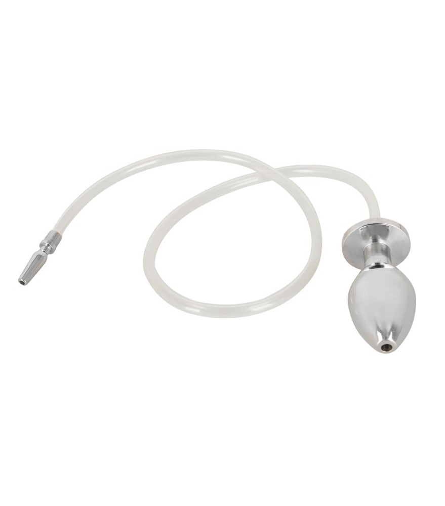 Penis- und Analplug mit Verbindungsschlauch „P*** to A**”