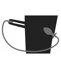 Penis- und Analplug mit Verbindungsschlauch „P*** to A**”