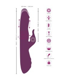 Rabbitvibrator mit Stoßfunktion