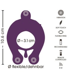 Vibro-Penisring mit 3 Motoren