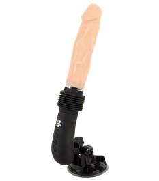 Stoßvibrator „RC Fucking Machine Flesh“ mit abnehmbarem Saugfuß
