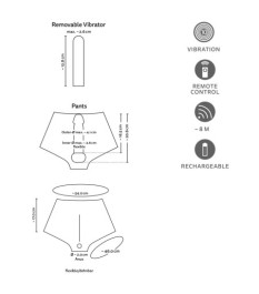 Silikon-Pants „Ultra Realistic Vibrating“ mit Vibro-Penis und Hoden