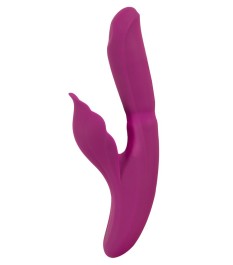 Rabbitvibrator „Triple Vibe With Flicking Tongue“ mit Anal-Stimulator