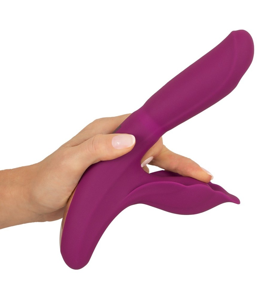 Massagestab „2in1 Wand with Flicking Tongue“