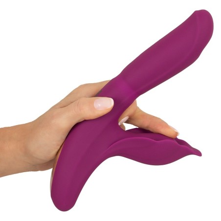 Massagestab „2in1 Wand with Flicking Tongue“