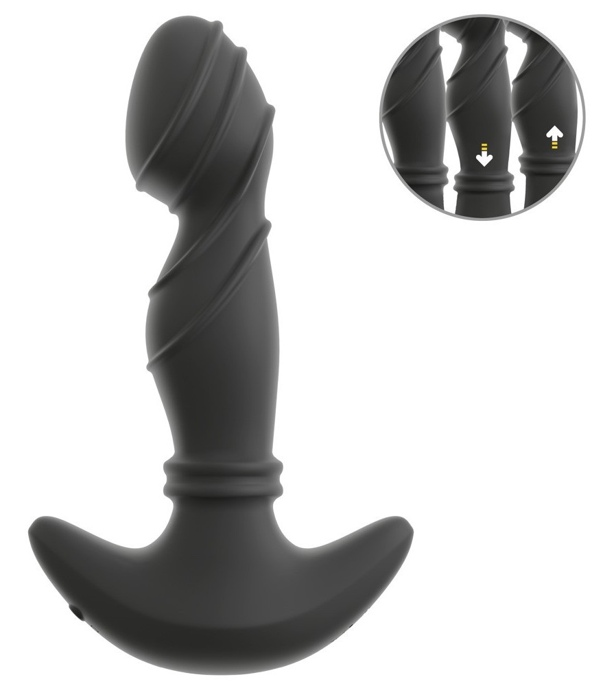 Prostata-Vibrator mit Rimming-Massageringen