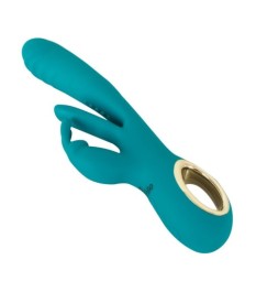 Rabbitvibrator mit Stoßfunktion und G-Punkt-Zunge