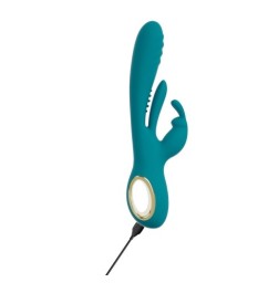 Rabbitvibrator mit Stoßfunktion und G-Punkt-Zunge