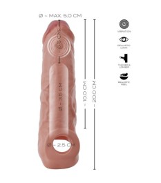 Penishülle „RealSleeve“ mit Vibration