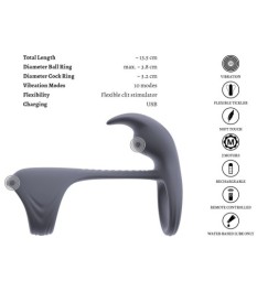 Penismanschette „VYLOR“ mit Fernbedienung