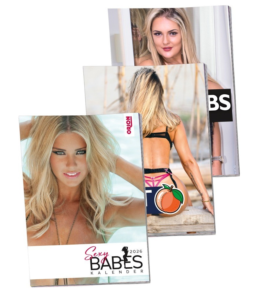 3-teiliges Pin-up-Kalender-Set 2026