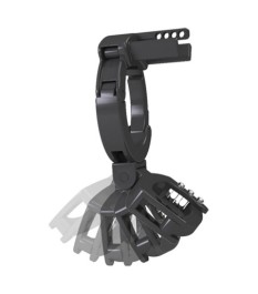 Peniskäfig „Pubic Enemy No 3“ mit Hodenquetsche, Zubehör für Reizstrom