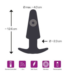 Analplug mit Vibration