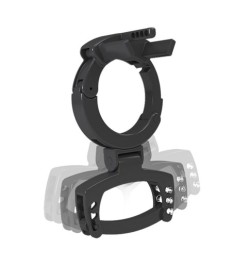 Peniskäfig „Pubic Enemy No 3“ mit Hodenquetsche, Zubehör für Reizstrom