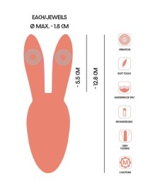 Rabbitvibrator „Cici+ 2“ mit Wärmefunktion