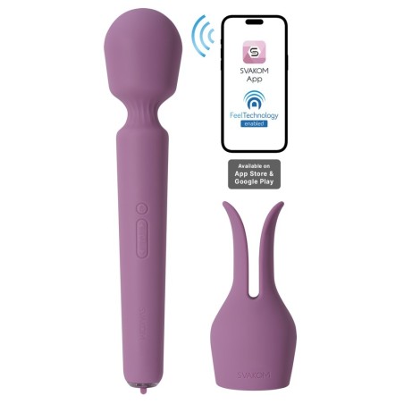 Massagestab „Emma Neo 2“ inklusive Bunny-Aufsatz