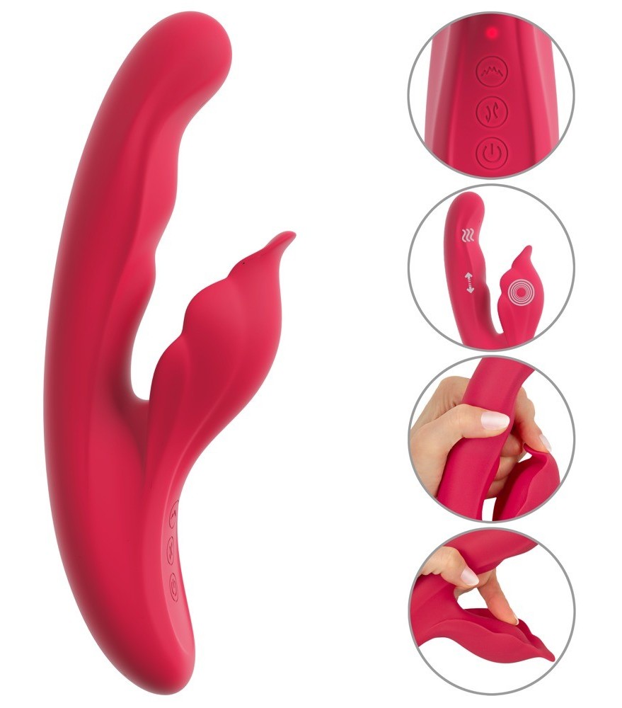 Stoßvibrator „be Hot“ mit Wärmefunktion
