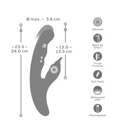 Stoßvibrator „be Hot“ mit Wärmefunktion